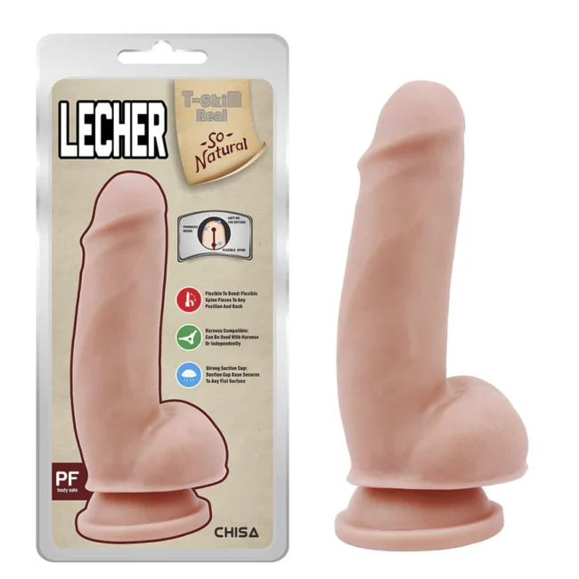 Consolador Dildo Lecher Piel 18 cm
