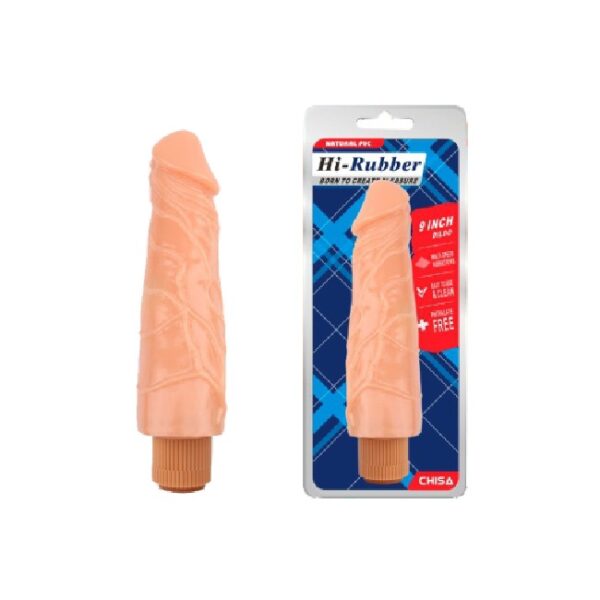 Consolador Vibrador Hi Ribber - 16 cm
